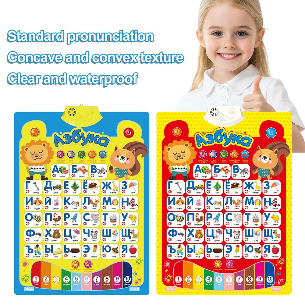Kids Educational Poster - Tableau mural de l'alphabet interactif électronique