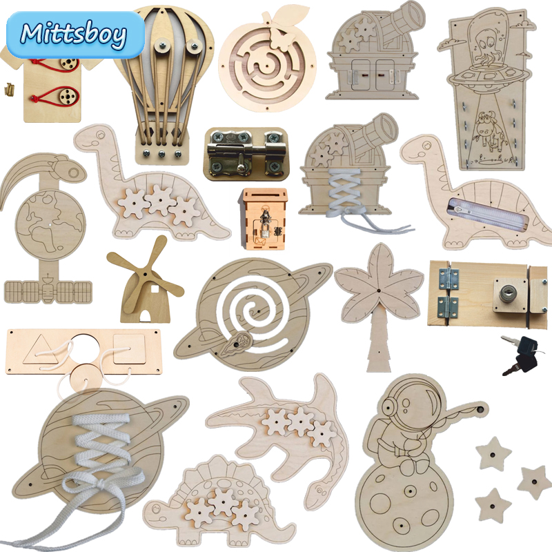 Kids Nature Education - Accessoires de planche occupée Montessori, jouets
