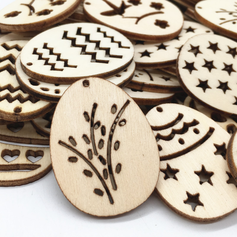 Oeufs en bois découpés au Lase - Happy Kids Education avis et prix