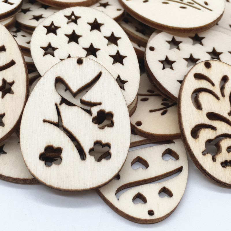 Oeufs en bois découpés au Lase - Happy Kids Education avis et prix