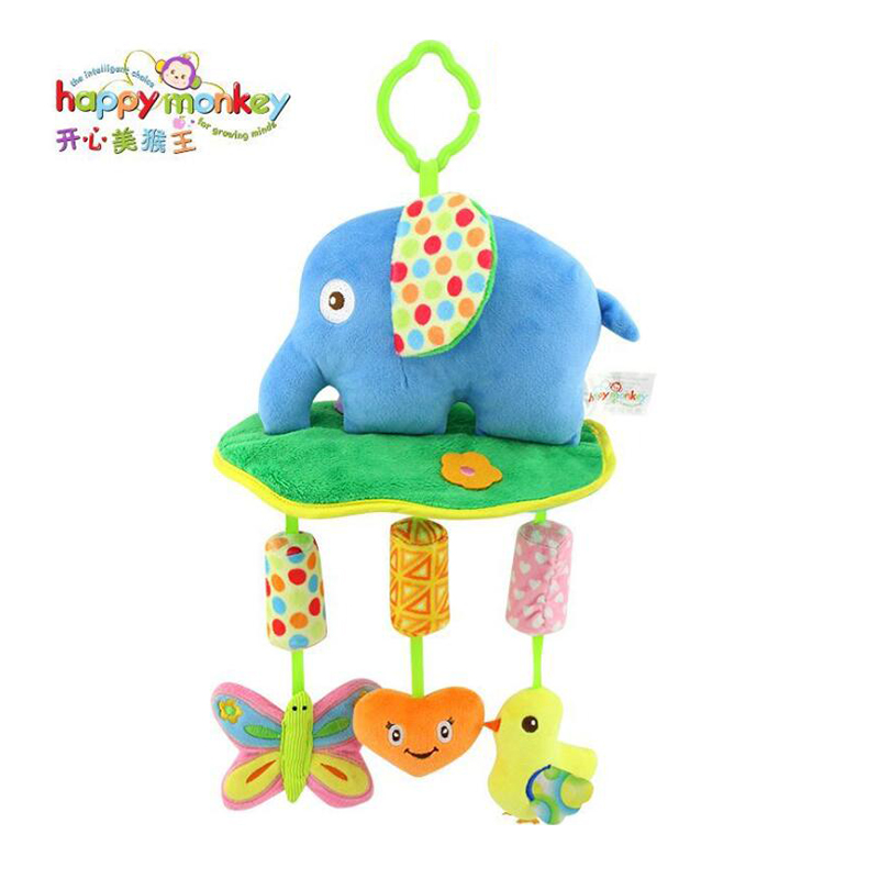 Happy Monkey-Hochet en peluche - Happy Kids Education avis et prix