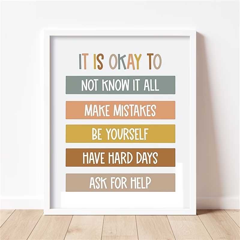 Impression sur toile de citati - Kids Educational Poster avis et prix