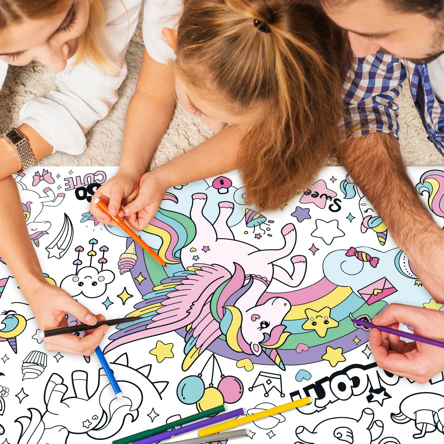 Nouveaux livres de coloriage l - Kids Educational Poster avis et prix