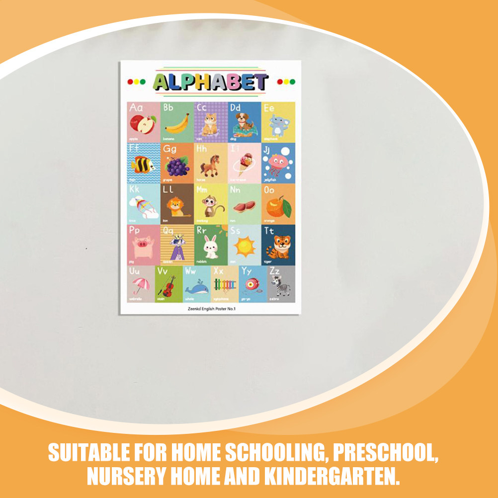 12 Feuilles d'Affiches d'Appre - Kids Educational Poster avis et prix