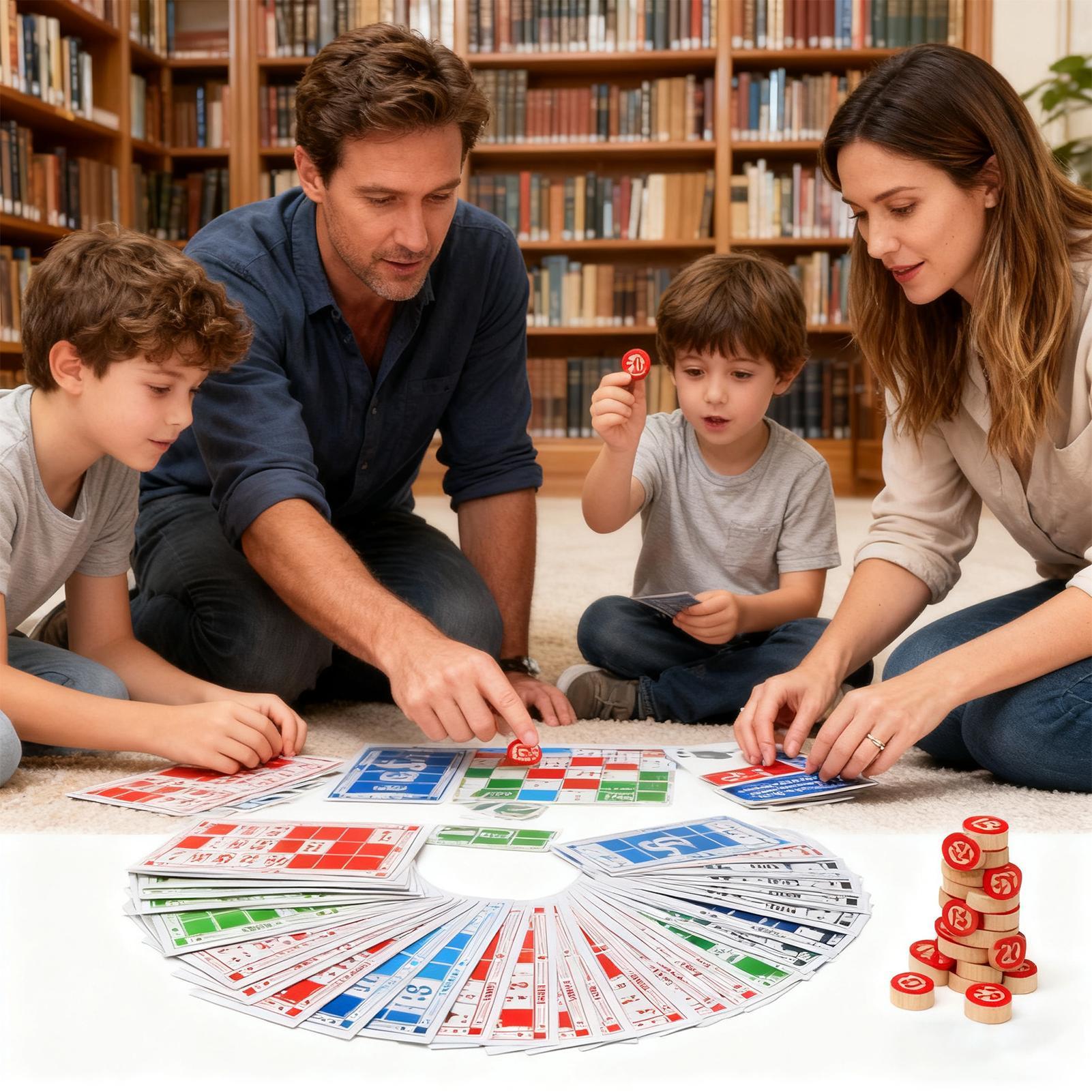 Jeu de cartes de Bingo en bois - Kids Education Group avis et prix