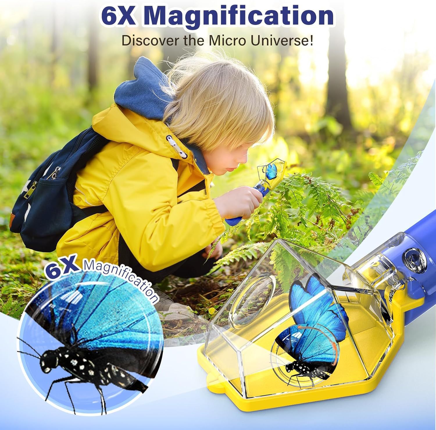 Loupe 6X pour enfants, attrape - Kids No Education avis et prix